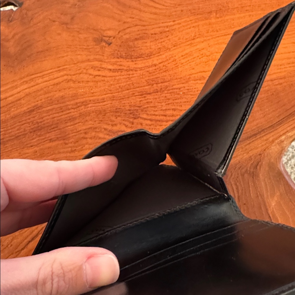 Coach Black Leather Wallet - Picture 7 of 8